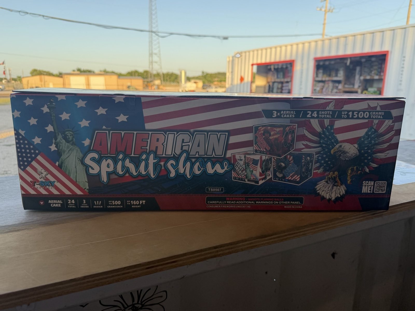 American Spirit Show aerial cake